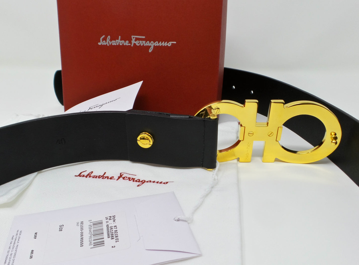 New Black Leather Belt Large Horseshoe Buckle Unisex