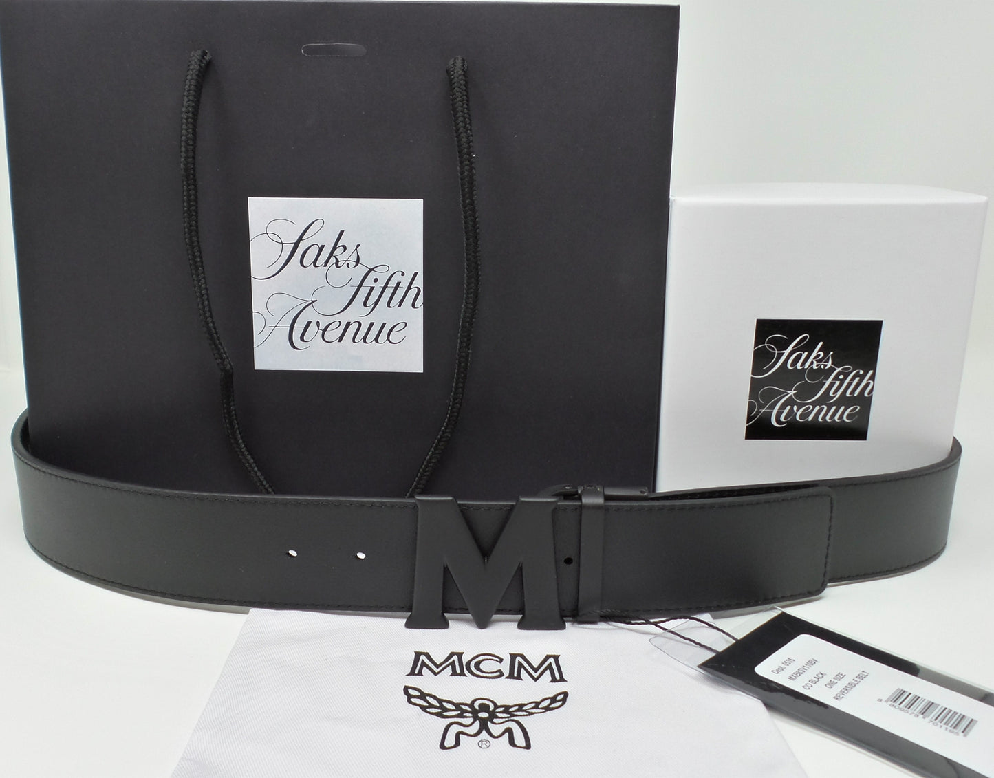 New Reversible Claus M Belt Black Buckle