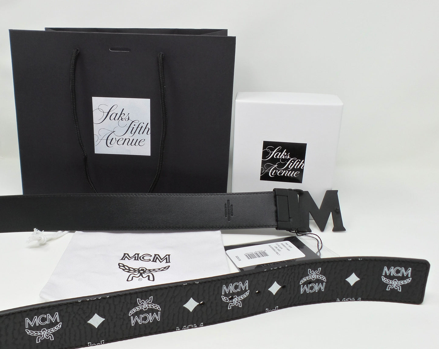 New Reversible Claus M Belt Black Buckle