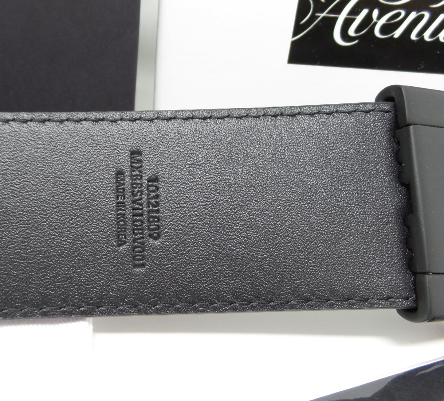New Reversible Claus M Belt Black Buckle