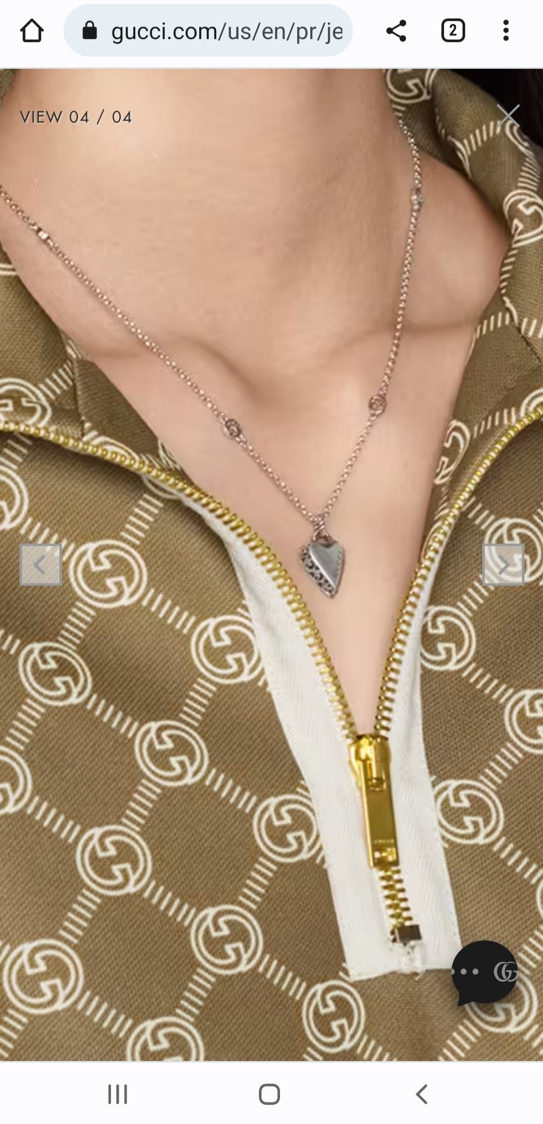 New Silver Necklace With Heart Charm Pendant Unisex