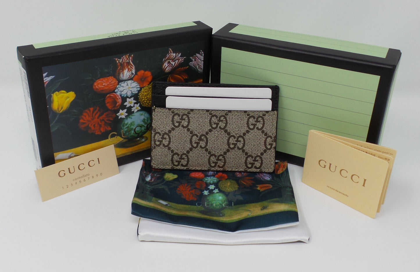 New Brown Monogram CardHolder Kingsnake Print