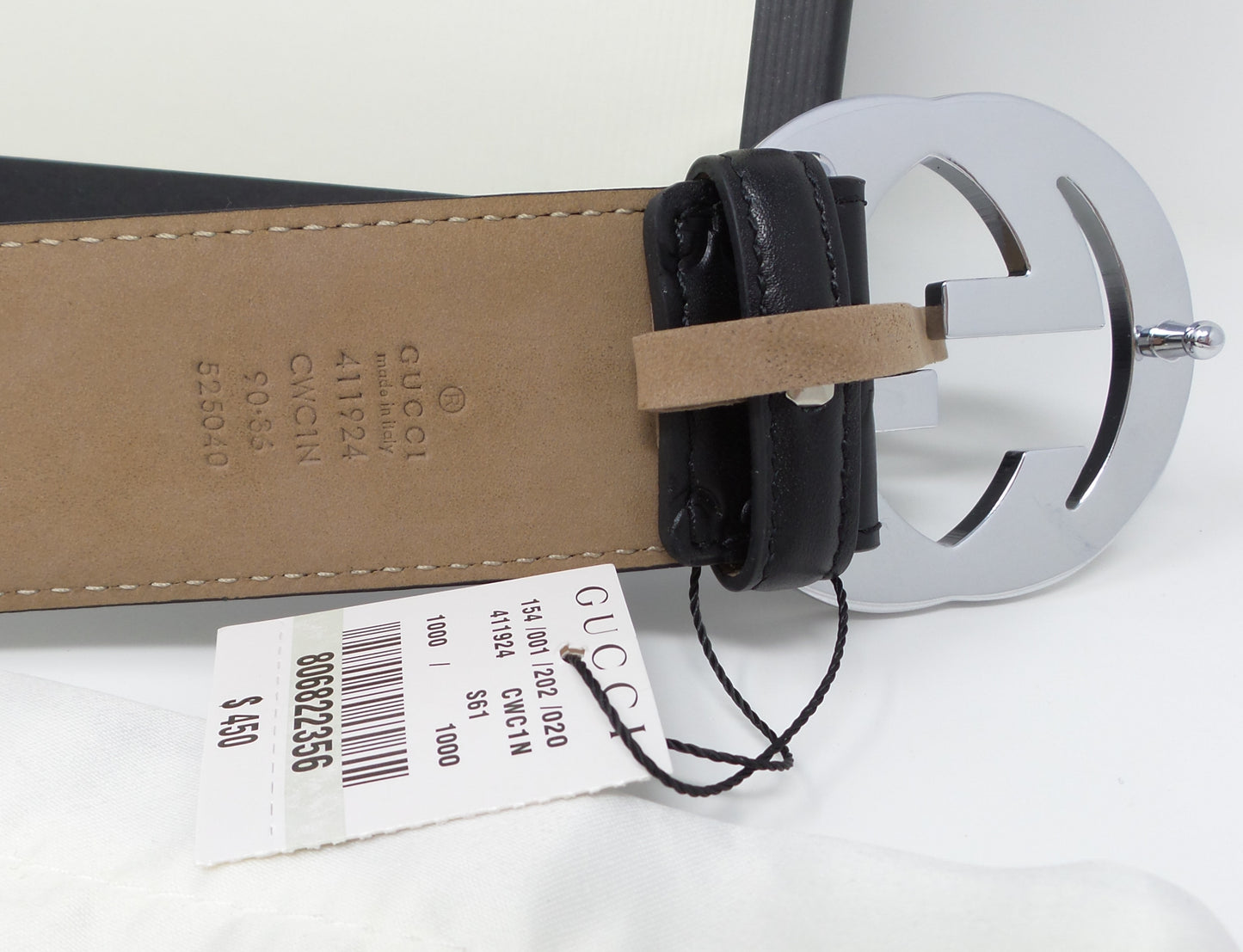 New Black Leather Belt Silver Buckle Classic Unisex