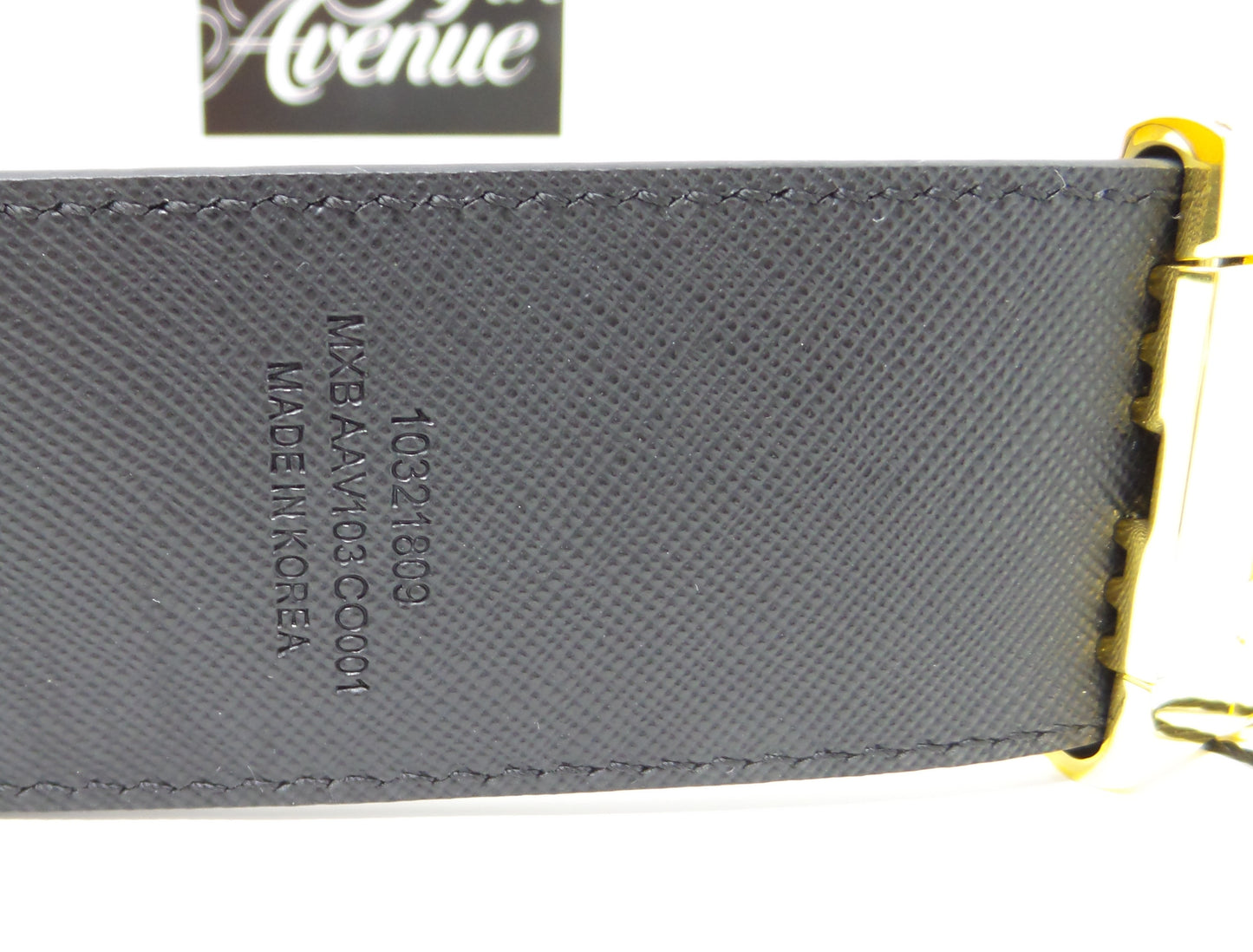 New Reversible Claus M Belt Gold Buckle