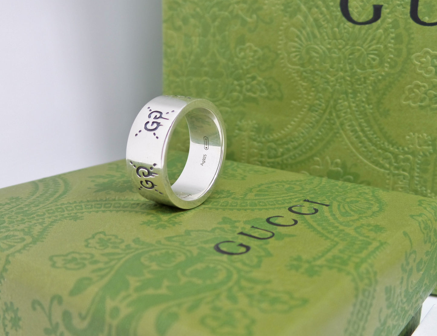 New 925 Silver Ghost Skull Ring Unisex