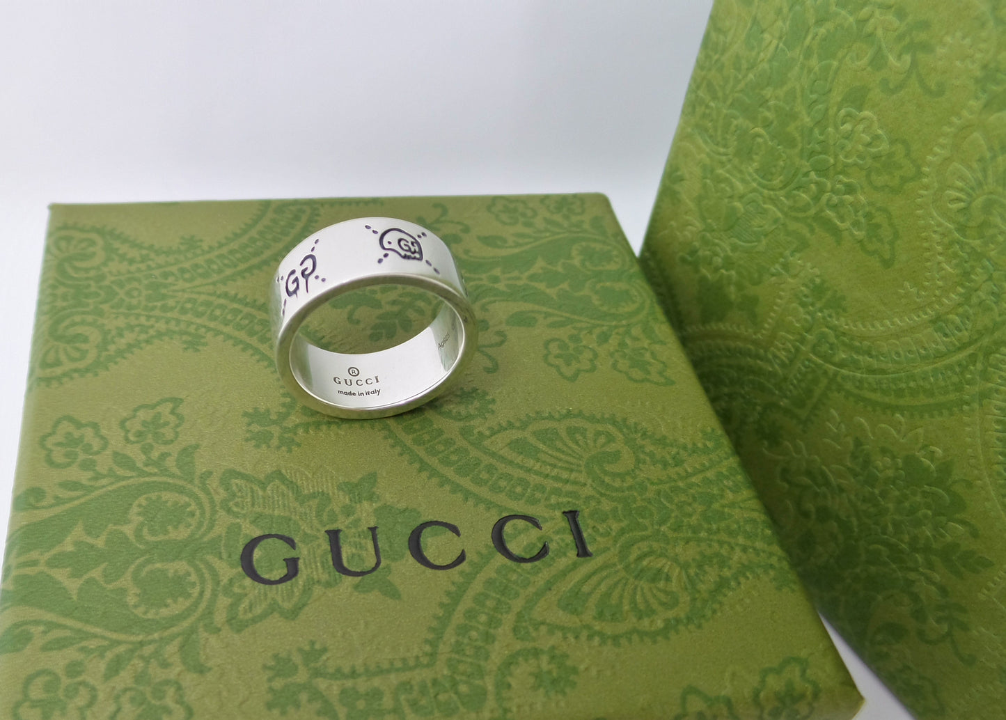 New 925 Silver Ghost Skull Ring Unisex