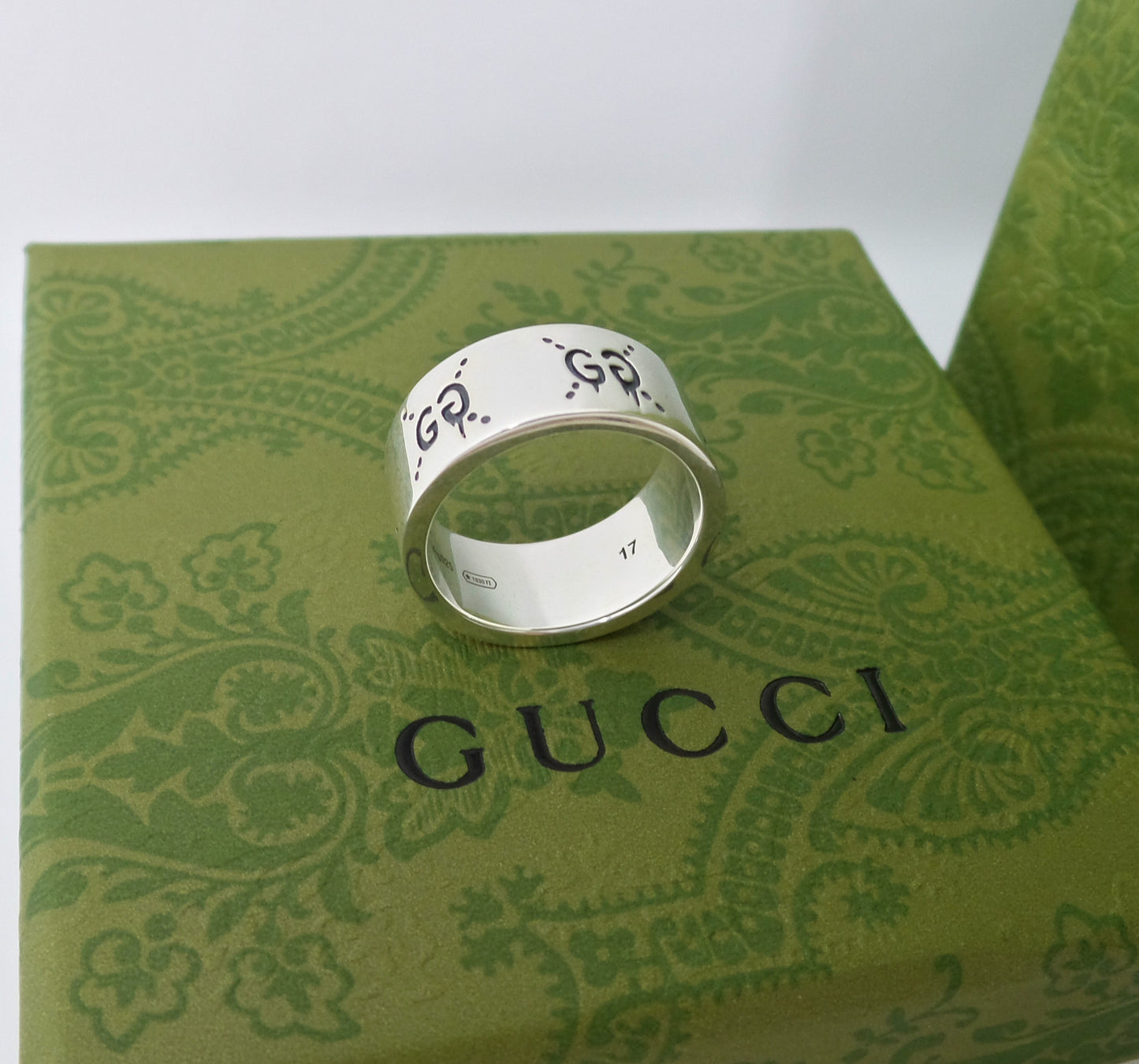 New 925 Silver Ghost Skull Ring Unisex