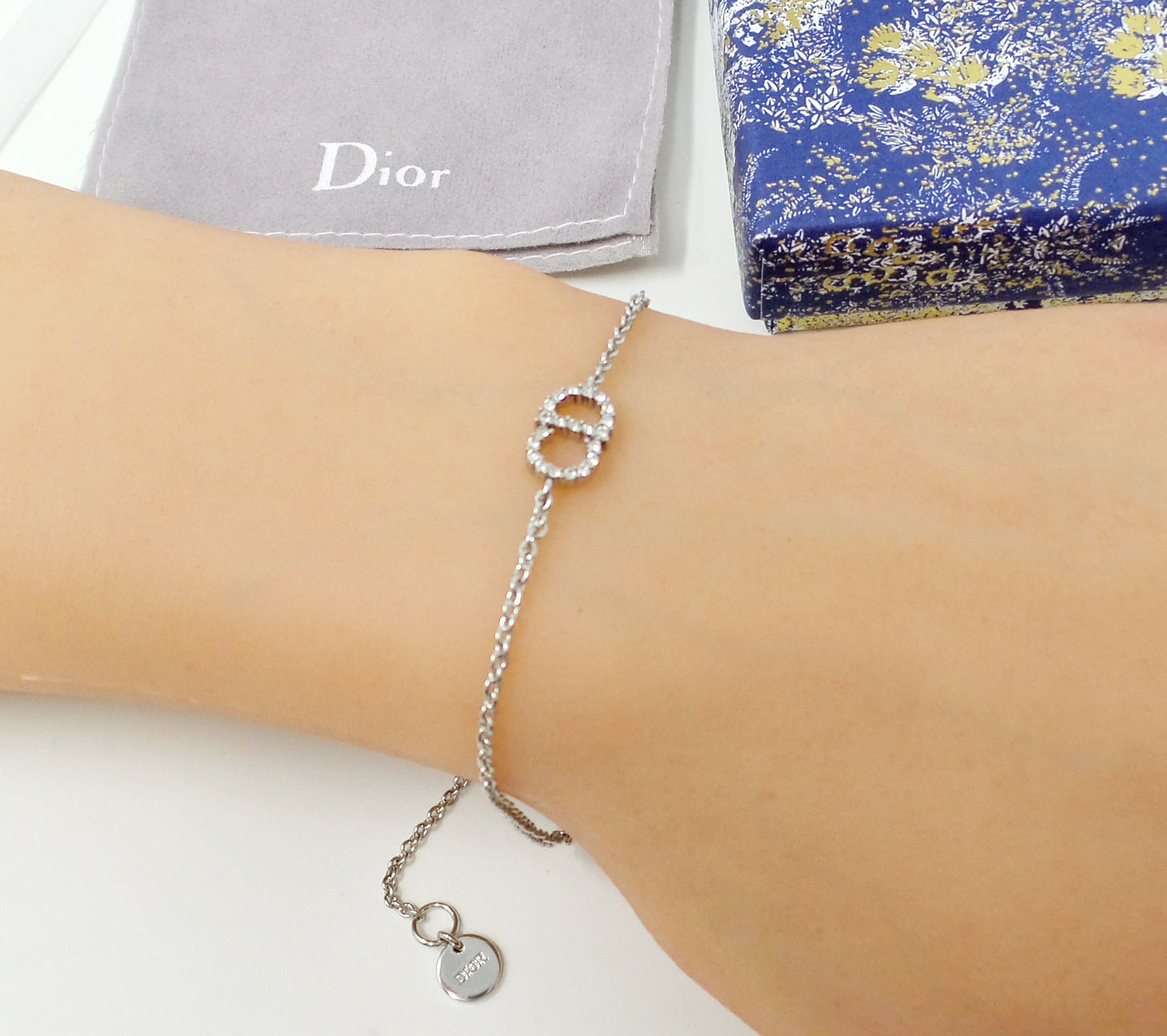 New Clair D Lune Bracelet Silver Adjustable Length