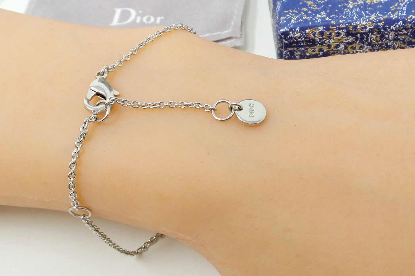 New Clair D Lune Bracelet Silver Adjustable Length