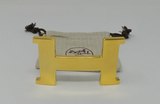 New 38 MM Constance Large H Buckle Gold