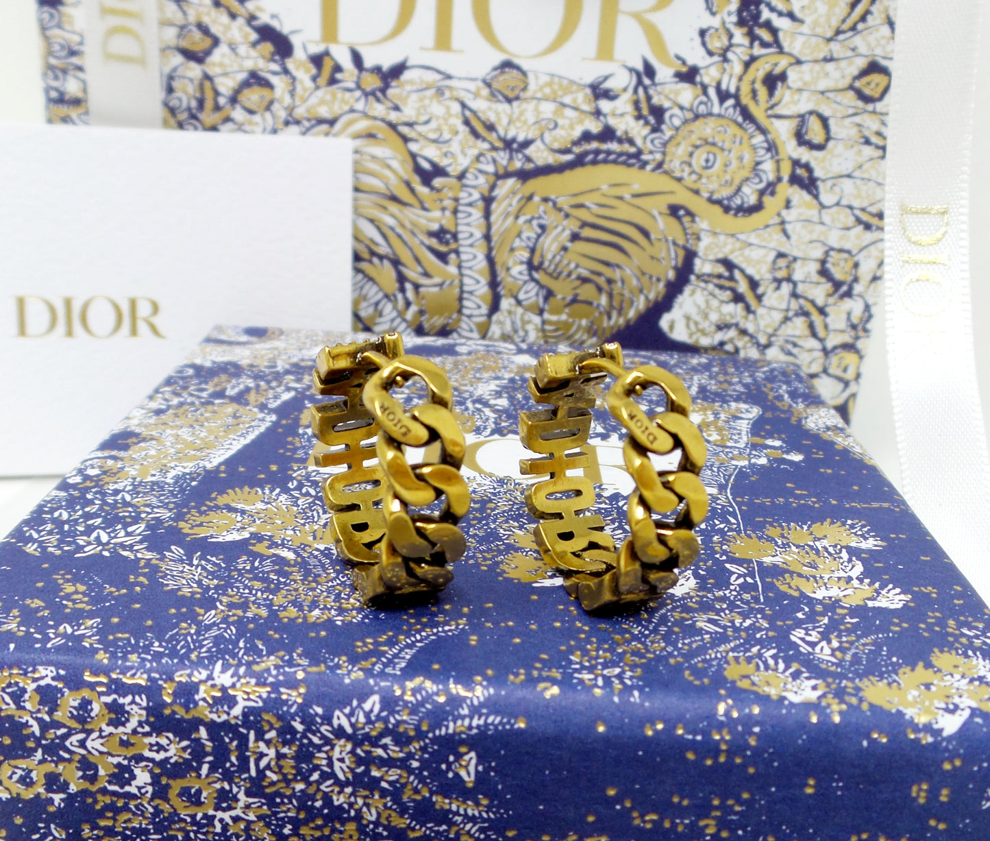 J'Adior Gold Brass Earrings