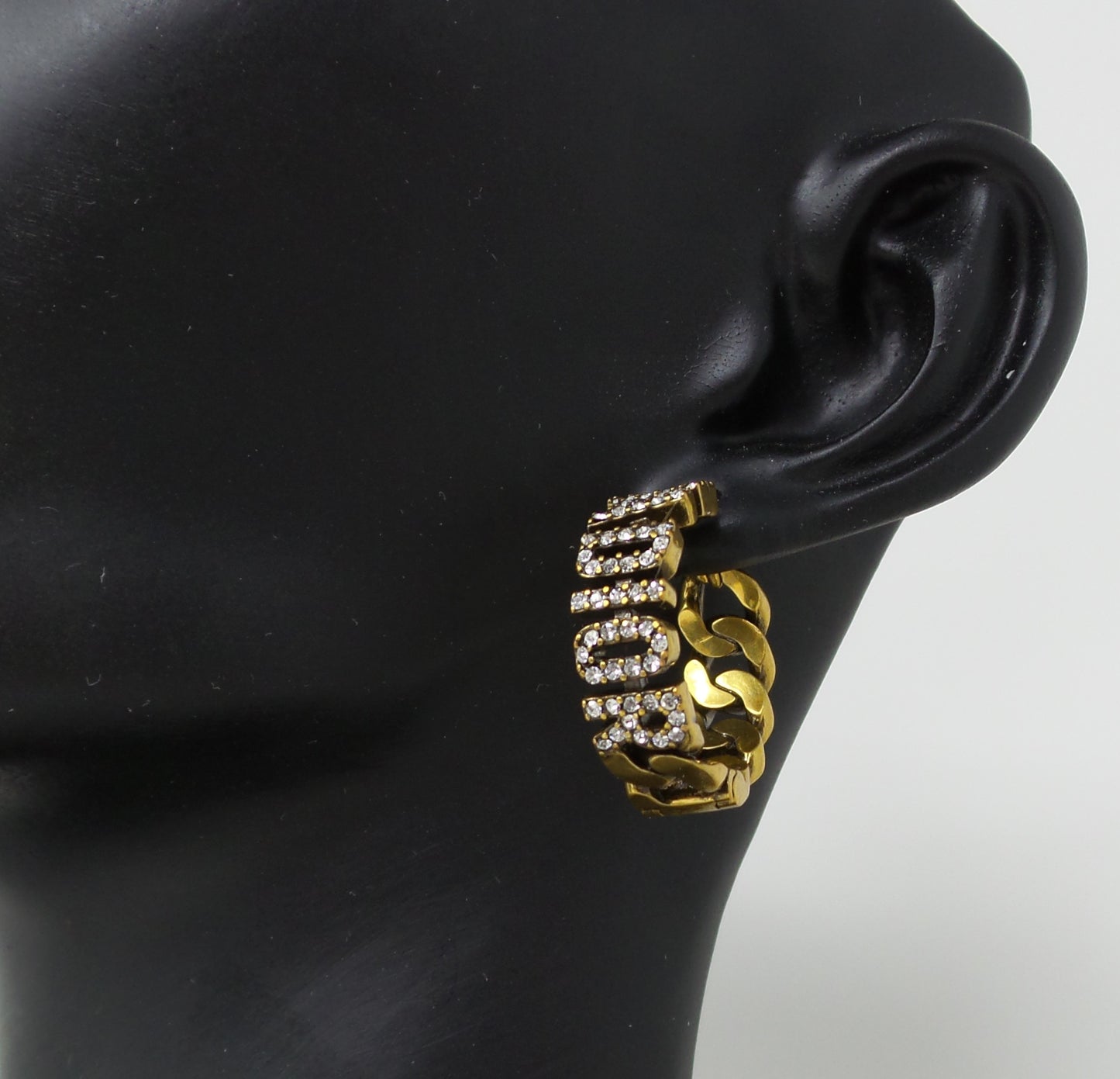 J'Adior Gold Brass Earrings