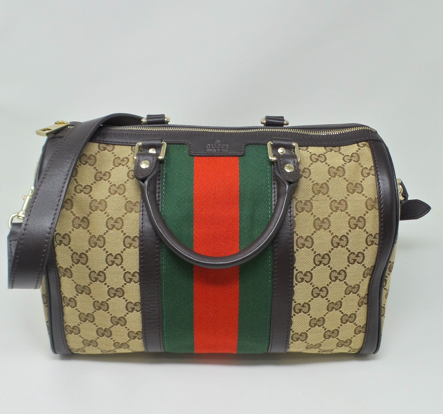 Monogram Canvas Boston Medium Bag