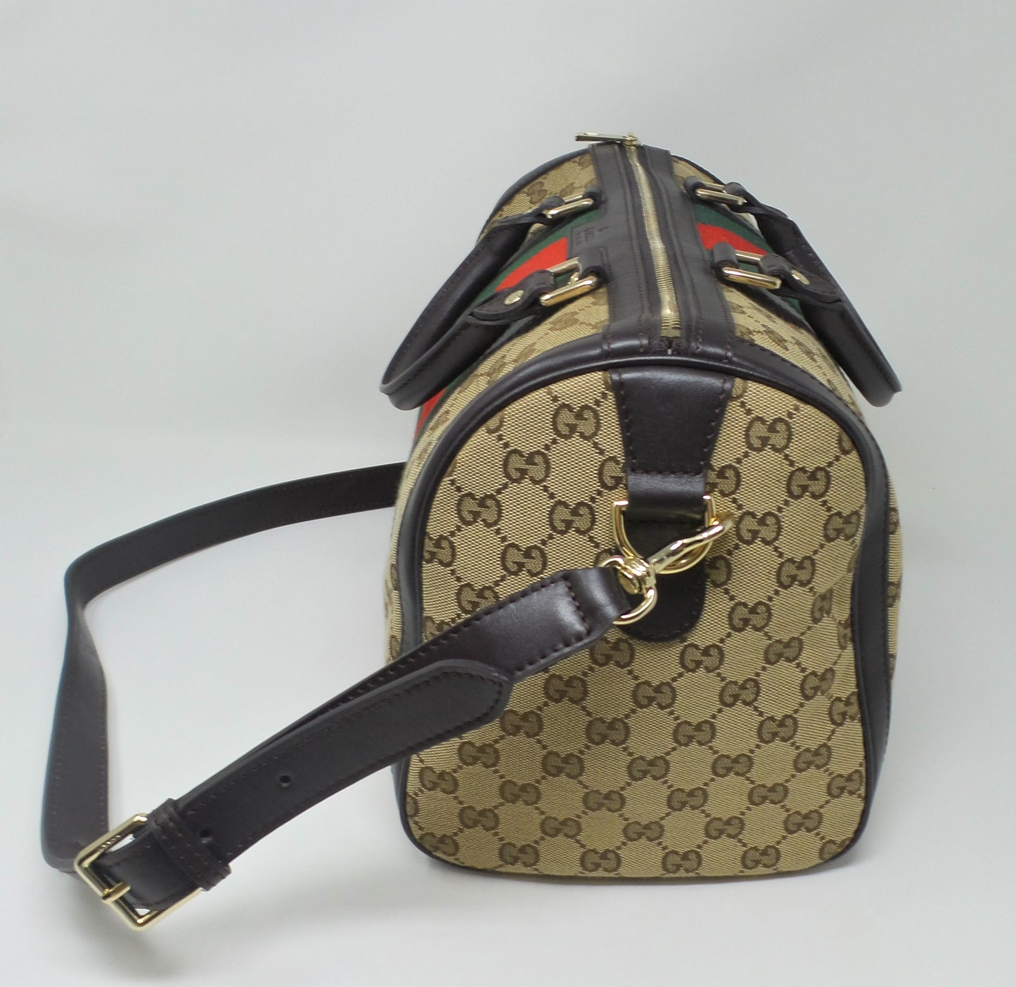 Monogram Canvas Boston Medium Bag