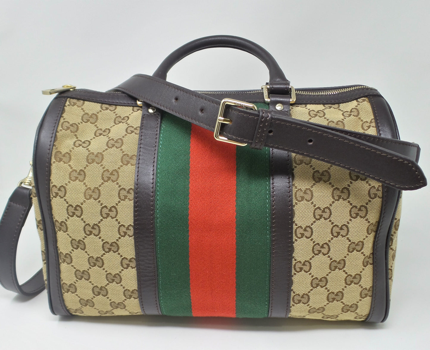 Monogram Canvas Boston Medium Bag