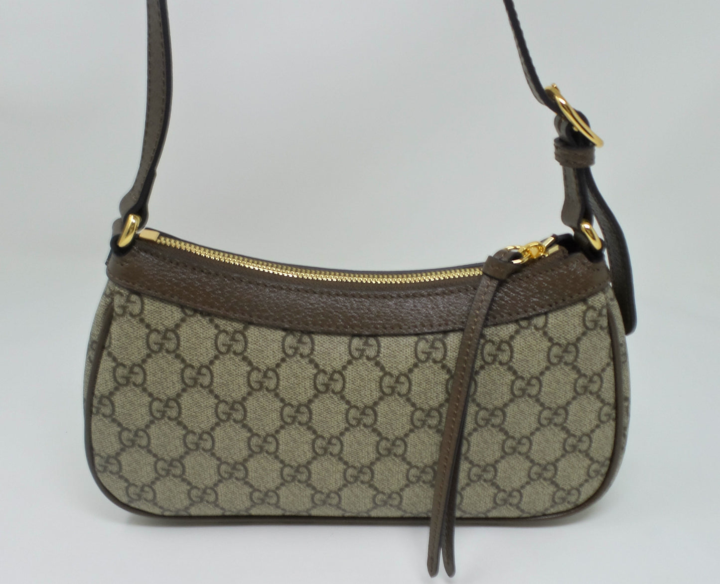 Brown Ophidia Small Shoulder Bag