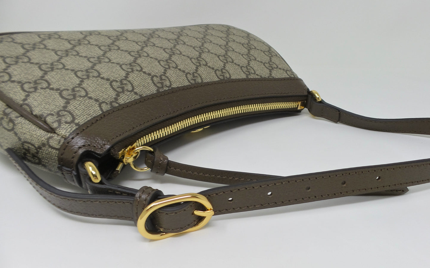 Brown Ophidia Small Shoulder Bag
